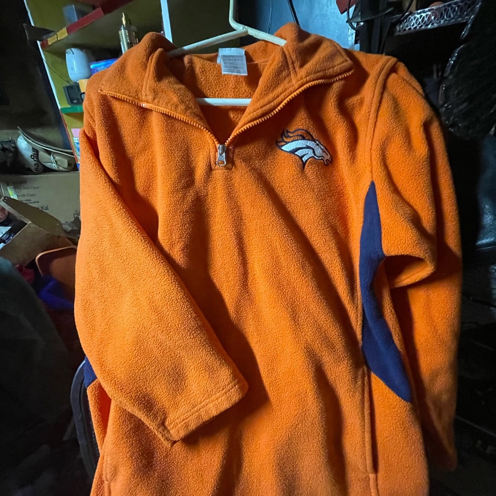 Denver Broncos pullover half zip jacket